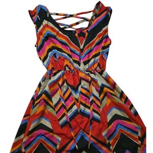Hypnotik Colorful Striped Ladies  Dress Sz‎ M